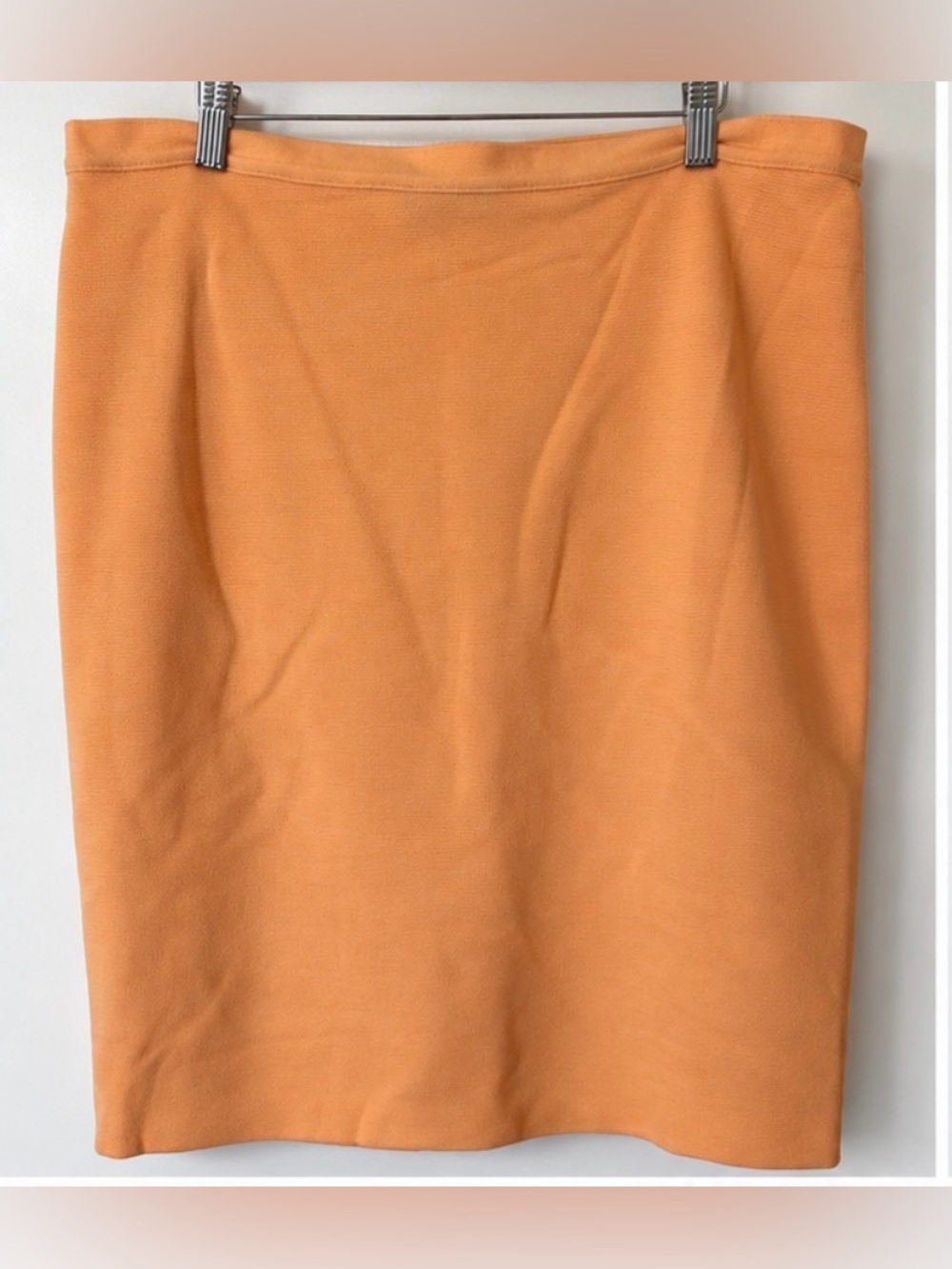 Luisa Spagnoli Orange Pencil Skirt